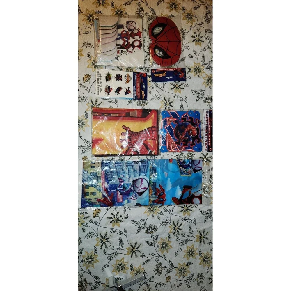 Spiderman Party Supplies, Tablecloths, Banners And Decor